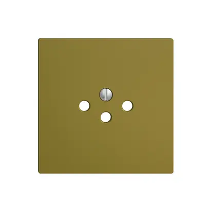 Frontplatte EDIZIOdue T12 olive für Steckdose 