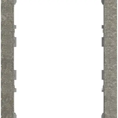 Telaio di copertura EDIZIOdue prestige per KNX-Panel 7" eternit 