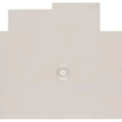 Piastra terminale Weidmüller ZAP ZVLD 2.5 147.33×1.5mm beige 