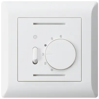 Termostato ambiente INC kallysto.line bianco con interruttore 