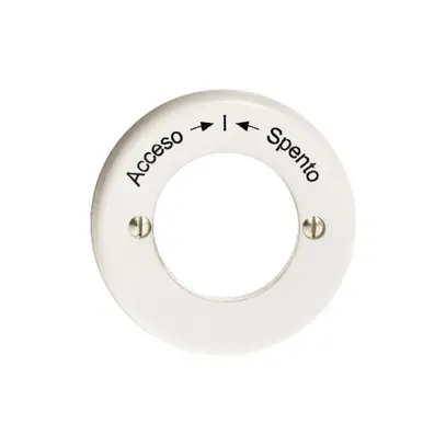 Frontset Accesso-I-Spento weiss f Schlüsselschwenktaster FH 
