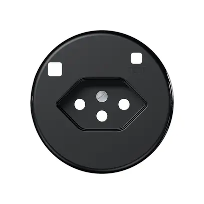 Kit di copertura CLASSIC Z/E per presa FI T13 nero 