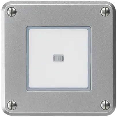 Interruttore INC robusto IP55 schema 6 illuminato alluminio 