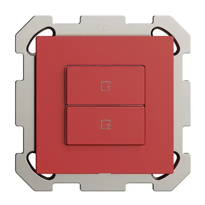 UP-Szenentaster 2 Szenen vertikal/2T WLAN Edue Wiser berry 