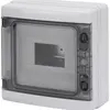 Centralino AP GEWISS 40CDK, 1 fila 8UM, 215×210×100mm, IP65, grigio 