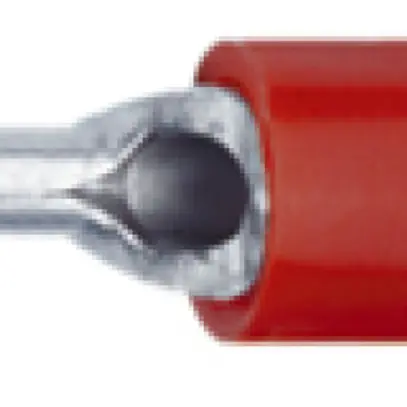 Cosse à sertir forme tige Ferratec isolé PC 0.5…1mm² rouge 100 pièces 