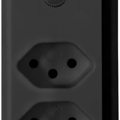 Prise multiple cleverLINE 3×T13 noir 1.5m H05VV-F 3×1mm² 