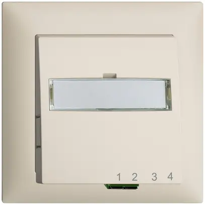 Boîte de raccordement ENC FTTH EDIZIOdue FH 1×LC APC Duplex FMI crema 