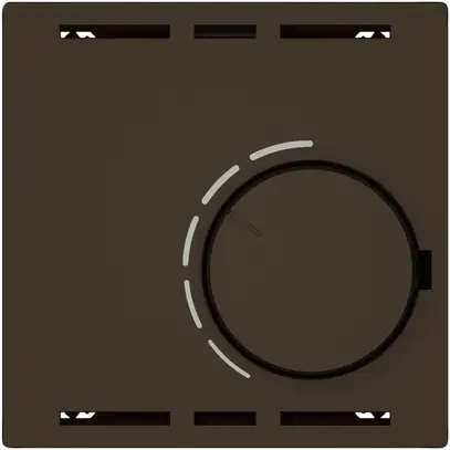 Thermostat d'ambiance EDIZIO.liv SNAPFIX® sans interrupteur 230VAC 50Hz br 