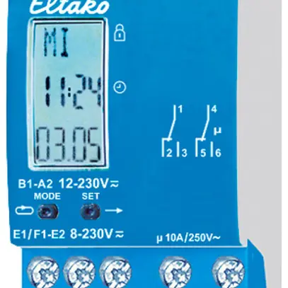 Timer digitale AMD Eltako S2U12DBT-UC 12…230V 2C 10A/250V Bluetooth 
