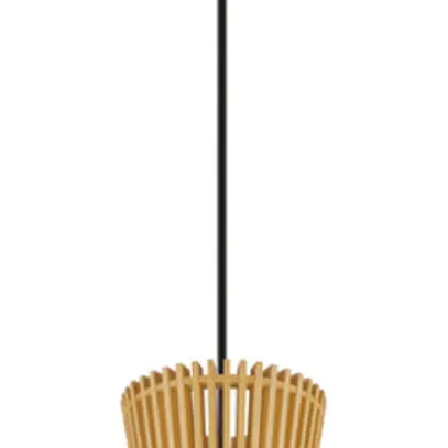 Pendelleuchte SLV WUD conical E27 1×60W direkt Ø250mm braun 