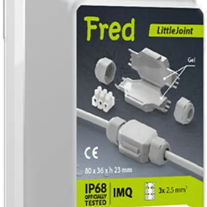 Manchon de jonction Raytech FRED a.gel raccord câble Ø 8…13mm IP68 gris 