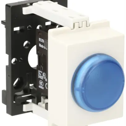 Signal lumineux AMD K&N, 230VAC, 2UM, calotte bleu 