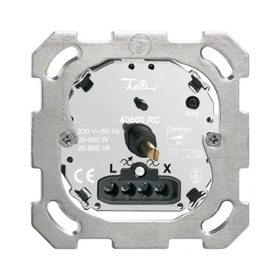 Inserto regolatore FH 20…600W illuminabile ritardo fase discendente 