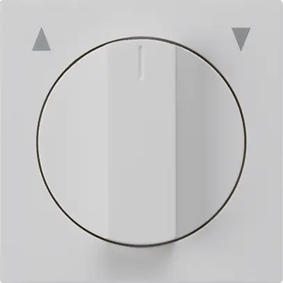 Interruttore/tasto rotativo INC per tapparella kallysto grigio chiaro 