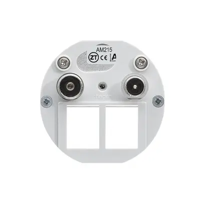 Inserto per presa multimedia Hager R/TV montaggio E 14dB 2GHz 