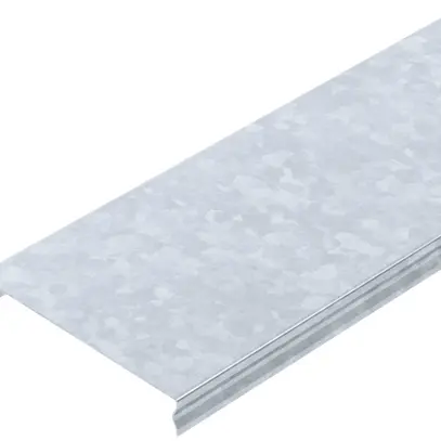 Couvercle Bettermann encliquetable pour caniveau à grille 100×3000, acier, FT 