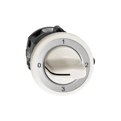 Interruttore rotativo INC FH 5/2P bianco con manopola 