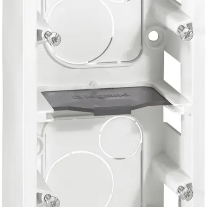 Scatola AP MOS 2×2×2 moduli bianco p=40mm 