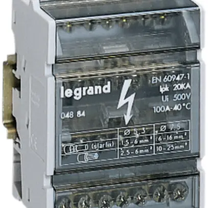 Morsettiera LEXIC 4-file 40A 