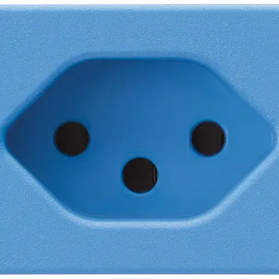 Prise INC FLF Hager type 13 bleu avec bornes enfichables 