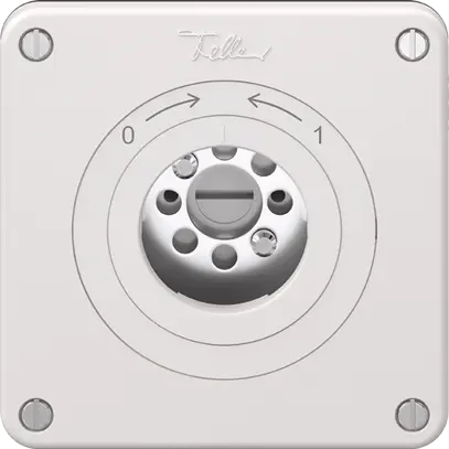 Contact pivotant NEVO, sans cylindre, KS, 0<->1, blanc 