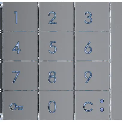 Frontale per modulo tastiera Sfera grigio grafite 