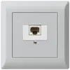Presa di raccordo INC kallysto.line 1×RJ45u grigio chiaro 