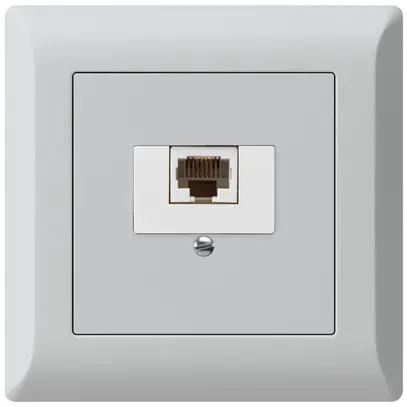 Presa di raccordo INC kallysto.line 1×RJ45u grigio chiaro 