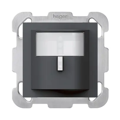 Rilevatore di movimento INC Hager kallysto B stazione secondaria antracite 