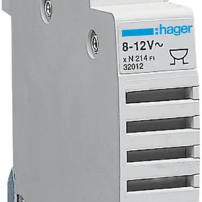 EB-Summer Hager 12V AC 0.33A 78dB Kunststoff hellgrau IP20 