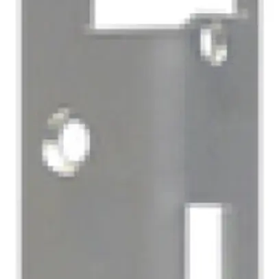 Gâche angulaire BSW 4/3 trous de fixation DIN R, acier fin 