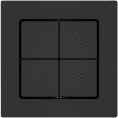 Interruttore p.tapparelle EDIZIO.liv SNAPFIX® 10A 250V 4 tasto 2 canali ne 