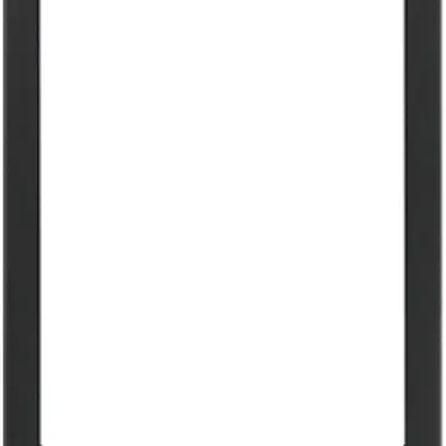 Cornice design video Hager elcom.touch quadrato nero 