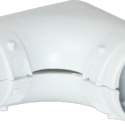 Winkel PVC HSB zu KIR M16 hellgrau 2-teilig halogenfrei 