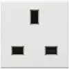 Presa INC MOS GB T13A 250V bianco 