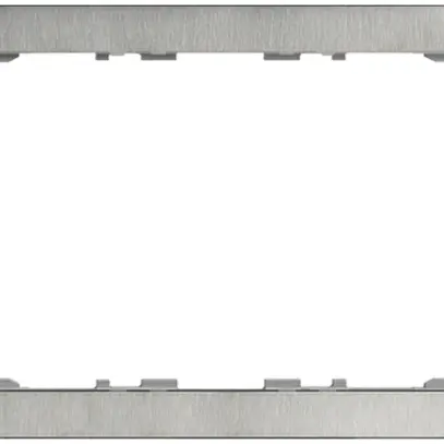 Telaio di copertura EDIZIOdue prestige per KNX-Panel 7" orizzontale Cr-sm. 