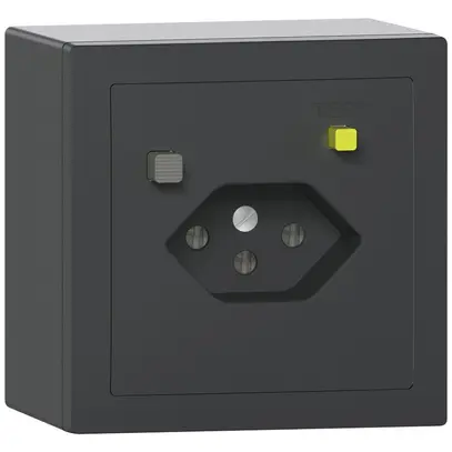 Presa FI AP SIDUS T13 30mA antracite 