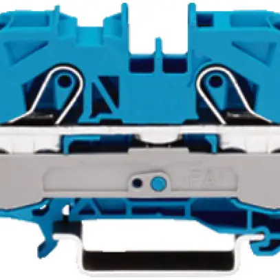 Morsetto di passaggio WAGO Top Job-S 10mm² 2L blu serie 2010 