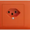 Presa INS EDIZIOdue T23 16A arancione 53mm, morsetti a vite 