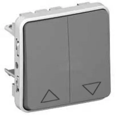 Interruttore per tapparella PLEXO 3+3/1L bianco 