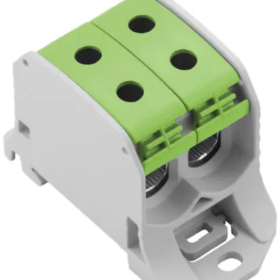 Bloc répartiteur Weidmüller WPD 230 2×50/2×50mm² 120A 1000V TS35 vert 