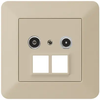 Prise multimédia ENC kallysto.trend R/TV 14dB 2GHz beige 