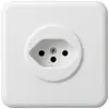 Presa INC basico tipo 13 bianco senza prisabambini 
