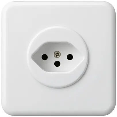 Presa INC basico tipo 13 bianco senza prisabambini 