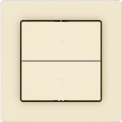 Interruttore p.tapparelle EDIZIO.liv SNAPFIX® 10A 250V 2 tasto 1 canale cr 