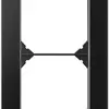 UP-Kopfzeile EDIZIO.liv prestige SNAPFIX® 4×1 274×94mm glas schwarz 