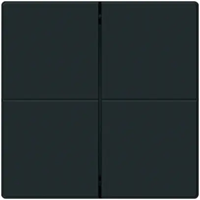 Bouton pour poussoir sans fil Friends of Hue KAL, 4×, noir 