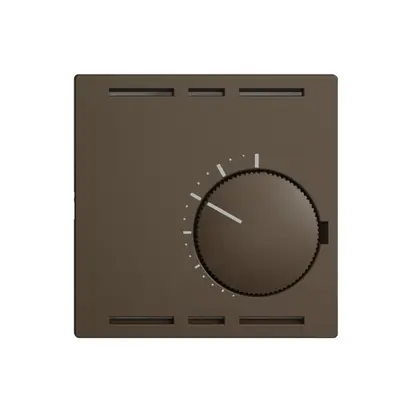 Frontset EDIZIOdue coffee 60×60mm für Raumthermost. ohne Schalter 