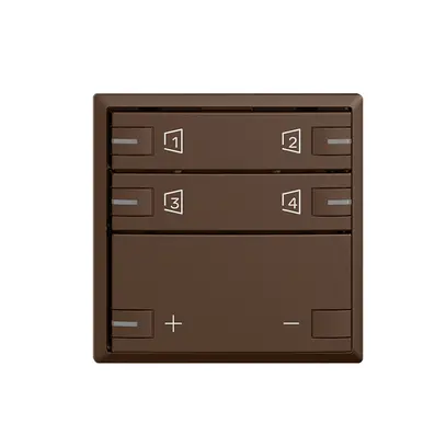 Kit montaggio Edue zeptrionAIR F, WLAN, dimmer, RGB-LED, 2×tasto, 2×commando cof 